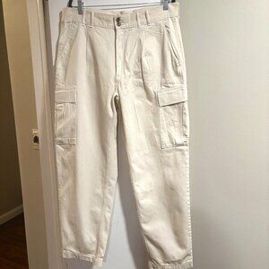 Banana Republic Women's Lou Ultra High Rise Baggy Cargo Pants 32/14 R